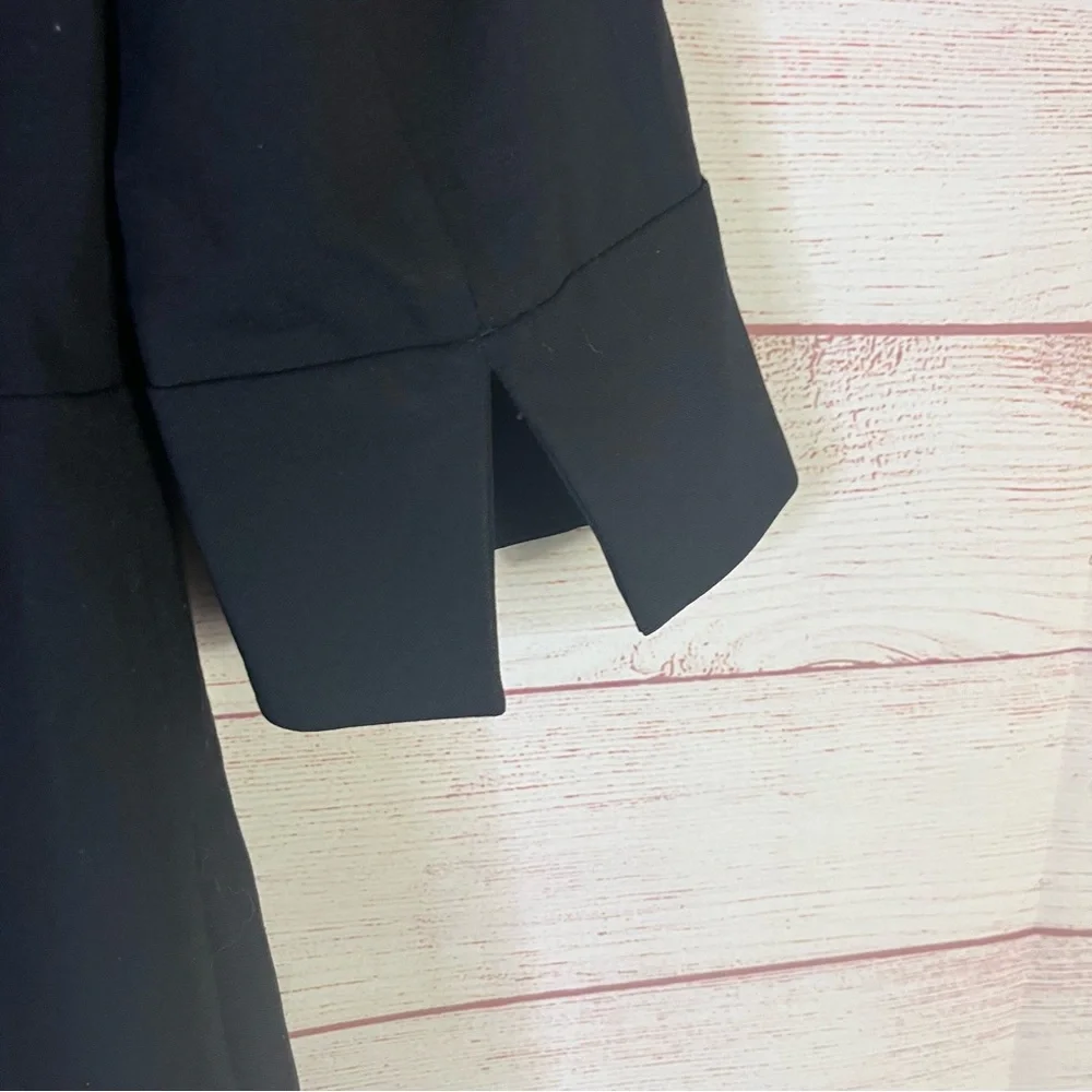 J.Crew Black Cowl Neck Wool Blend‎ Sheath Dress Size 4